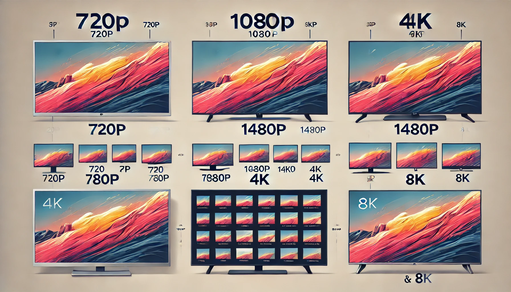 720p vs 1080p vs 1440p-vs 4k vs 8k