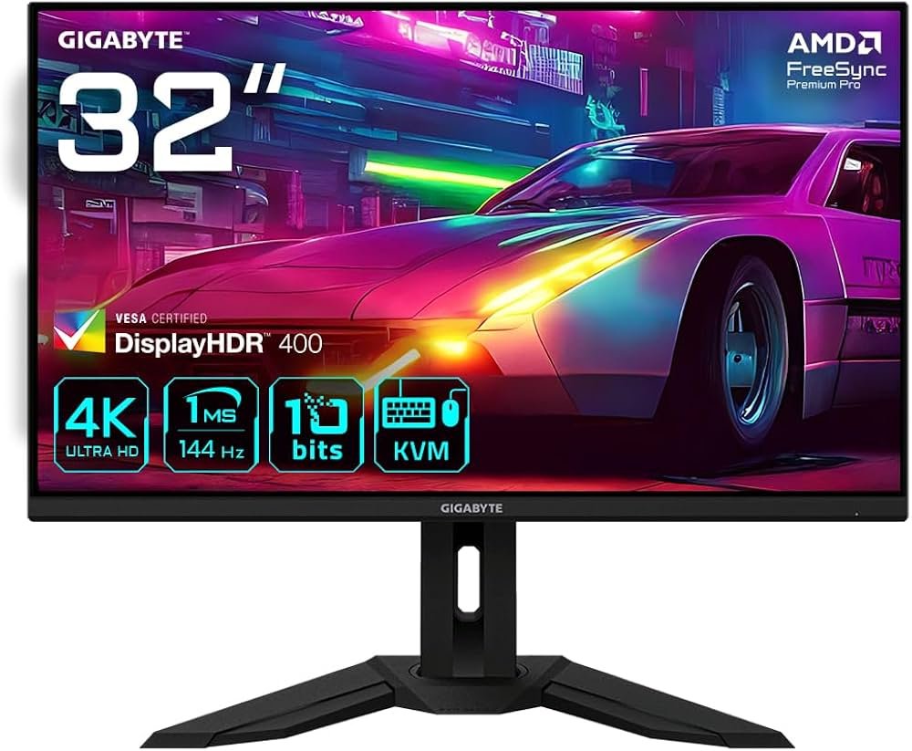 best gaming monitor for rtx 4070 Gigabyte M32U