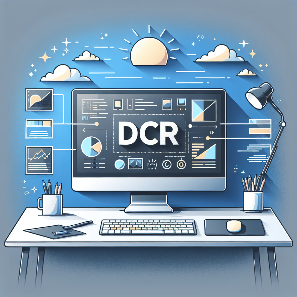 What is DCR on a Monitor?